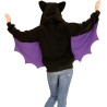 Widmann - Costume Felpa con Cappuccio Pipistrello, Adulto Unisex, 07000