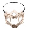 Carnival Toys - Maschera Scheletro Mandibola C/Denti Aguzzi, 00577