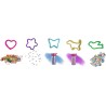 Nice Group - Spongy Sand, 1 Barattolo di Sabbia Colorata Assortito a Sorpresa, con Paillettes, Perline o Glitter, 91000