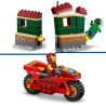 LEGO Marvel Iron Man con Moto e The Hulk, Giocattolo da Costruire con 2 Minifigure di Supereroi e Casa da Demolire, Set Avengers