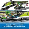 LEGO 60337 - City Treno Passeggeri Espresso, Locomotiva Telecomandata con Luci Dimmerabili e Binari - LG60337