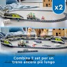 LEGO 60337 - City Treno Passeggeri Espresso, Locomotiva Telecomandata con Luci Dimmerabili e Binari - LG60337