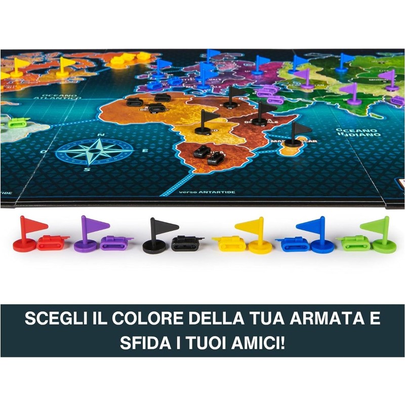 Editrice Giochi, Risiko! Oceano, 2 Giochi in Scatola in 1, Giochi di