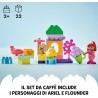 LEGO DUPLO | Disney Il Chiosco del Caffè di Ariel e Flounder, Giocattolo della Sirenetta da Costruire, Giochi Educativi da 2 Ann