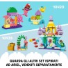 LEGO DUPLO | Disney Il Chiosco del Caffè di Ariel e Flounder, Giocattolo della Sirenetta da Costruire, Giochi Educativi da 2 Ann
