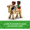 LEGO - Minecraft Il Viaggio del Galeone dei Pirati, Barca Giocattolo da Costruire con 2 Personaggi e 2 Animali, da 8 Anni, Regal
