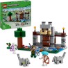 LEGO Minecraft Il Castello del Lupo Giocattolo da Costruire con il Personaggio del Domatore, 2 Animali e 2 Scheletri con Armi, d