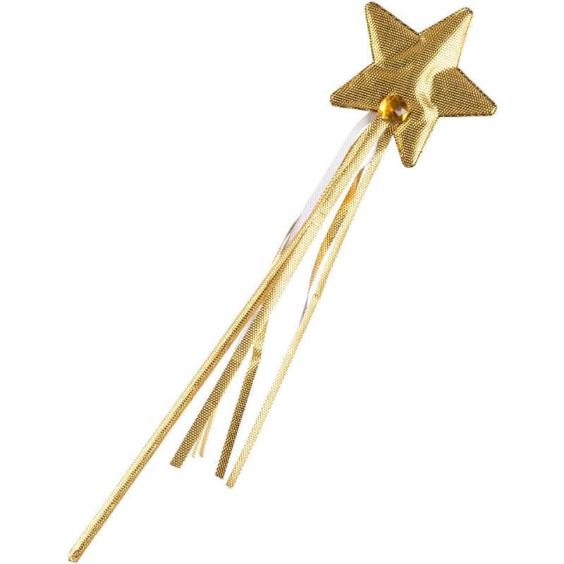 Carnival Toys - Bacchetta Fata in Tessuto Oro cm.37 - 06262 Carnival Toys - Bacchetta Fata in Tessuto Oro cm.37 - 06262