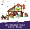 LEGO 41745 Friends La Scuderia di Autumn con 2 Cavalli Giocattolo, Carrozza e Accessori per  Equitazione, Fattoria con Animali