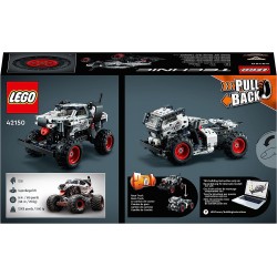LEGO 42150 Technic Monster Mutt Monster Jam Dalmata, Set Monster Truck 2 in 1 con Pull-Back, Auto Offroad e Camion Giocattolo
