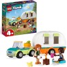 LEGO 41726 Friends Vacanza in Campeggio con Camper Giocattolo e Macchina, Giochi per Bambina e Bambino dai 4 Anni in su, Persona