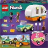 LEGO 41726 Friends Vacanza in Campeggio con Camper Giocattolo e Macchina, Giochi per Bambina e Bambino dai 4 Anni in su, Persona