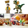 LEGO 76958 Jurassic Park L’Agguato del Dilofosauro, Set Dinosauro Giocattolo con Minifigure e Jeep, Collezione 30° Anniversario