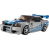 LEGO 76917 - Speed Champions 2 Fast 2 Furious Nissan Skyline GT-R (R34), Modellino Auto da Collezione 2023 con Minifigure