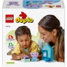 LEGO DUPLO Attività Quotidiane: il Bagnetto, Playset Didattico per l Educazione al Vasetto con 2 Elefanti Giocattolo e Mattoncin