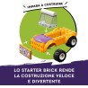 LEGO Friends Rimorchio con Cavallo e Pony, Giocattolo per la Cura degli Animali con 2 Mini Bamboline di Liann e Zoya, Auto da Co