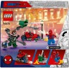 LEGO Marvel Inseguimento Sulla Moto: Spider-Man vs. Doc Ock, Motocicletta Giocattolo da Costruire con Shooter e Spara Ragnatele,