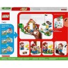 LEGO Super Mario Pack di Espansione Picnic alla Casa di Mario, con Figura di Yoshi Giallo da Abbinare a Uno Starter Pack, 71422