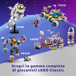 LEGO Classic Pianeti dello Spazio Creativi, Modellino da Costruire di Sistema Solare con Razzo Spaziale Giocattolo, Playset per 