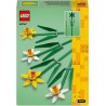LEGO Creator Narcisi Set di Fiori Finti, Bouquet come Decorazione di Casa, Regalo di San Valentino, per Lei o Lui, 40747