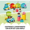 LEGO DUPLO Il Camioncino dell’Alfabeto, Giochi Educativi per Bambini e Bambine da 2 Anni in su, con Rimorchio Trasporta Mattonci