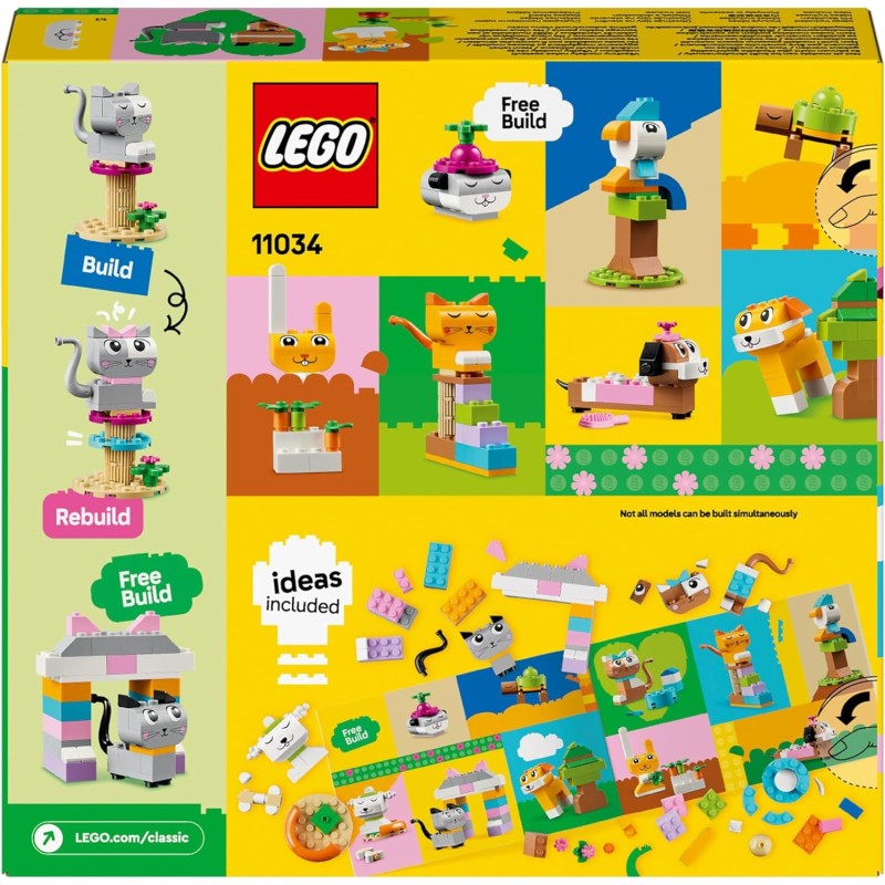 LEGO Classic Animali Domestici Creativi, con Mattoncini per - Main Image