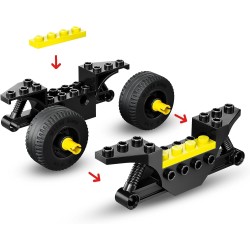 LEGO City Motocicletta dei Pompieri da Soccorso, con Moto Giocattolo dei Vigili del Fuoco, 2 Minifigure, Estintore e Barbecue da