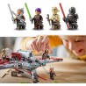 LEGO Star Wars Shuttle Jedi T-6 di Ahsoka Tano, Astronave con 4 Minifigure Incluse Sabine Wren e Marrok con Spade Laser, 75362