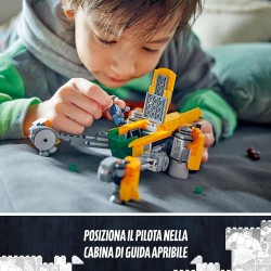 LEGO Marvel - Astronave di Baby Rocket, con Minifigure del Personaggio del Supereroe dei Guardiani della Galassia Volume 3, 7625