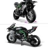 LEGO - Technic Motocicletta Kawasaki Ninja H2R, Modellino di Moto Giocattolo in Scala da Costruire, Veicolo da Esposizione con S