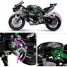 LEGO - Technic Motocicletta Kawasaki Ninja H2R, Modellino di Moto Giocattolo in Scala da Costruire, Veicolo da Esposizione con S