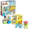 LEGO - DUPLO Lo Scuolabus, Gioco Educativo per Aiutare a Sviluppare le Abilità Sociali e Motorie con Veicolo e Personaggi, 10988