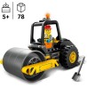 LEGO - City Rullo Compressore, Set di Costruzioni Giocattolo da 5 Anni in su, Veicolo Stradale da Cantiere con Minifigure dell O