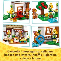 LEGO - Animal Crossing Benvenuta, Fuffi! Casa Giocattolo da Costruire, con 2 Personaggi di Animali della Serie di Videogiochi, 7