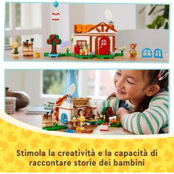 LEGO - Animal Crossing Benvenuta, Fuffi! Casa Giocattolo da Costruire, con 2 Personaggi di Animali della Serie di Videogiochi, 7