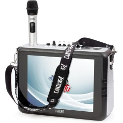 Canta Tu - Karaoke Portatile Senza Fili Con Microfono Wireless, Tracolla, Ampio Display Touch CTC2600
