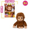 Little Live Pets - Mango, la Scimmietta Interattiva, 50 Suoni Interattivi e Movimento della Bocca, Ama il Solletico e Emette Suo
