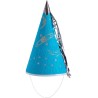 Carnival Toys - Cappello fatina azzurra in carta h.cm.30 circa, 03927