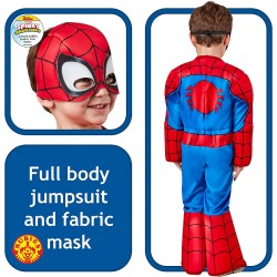 Rubies costume Spiderman Spidey, Prescolare, Marvel, Avengers, Taglia S, 3-4 anni, Multicolore (702740-S)