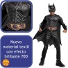 Rubies - Costume Batman Black Line Bimbo L (8/10 anni), Comprende Tuta con Petto Muscoloso, Mantello e Maschera, RU702362-L
