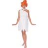 Rubies - Costume Carnevale Wilma Flintstones cavernicoli film Antenati - sexy donna, Taglia unica (fino a taglia 12), Bianco, 15