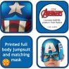 Rubies - Costume Capitan America Bambini Tg. M (5/6 anni), 610759-M