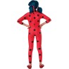 Rubies - Costume Ladybug Classic per bambina, Tg. XS (1/2 anni), Tuta stampata e maschera, Licenza Ufficiale Miraculous Ladybug,