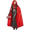 Widmann - Mantello con Cappuccio Rosso in Raso 145 cm, 00100