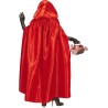Widmann - Mantello con Cappuccio Rosso in Raso 145 cm, 00100