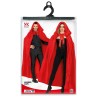 Widmann - Mantello con Cappuccio Rosso in Raso 145 cm, 00100