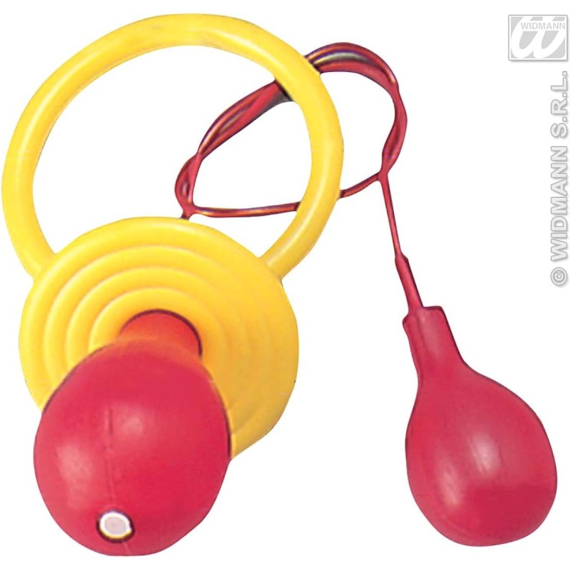 Widmann - Ciucciotto Gigante Spruzzo, Rosso Giallo, 2717D Widmann - Ciucciotto Gigante Spruzzo, Rosso Giallo, 2717D
