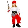 Widmann - Costume Piratessa per Bambini 110 cm (3/4 anni), 43809