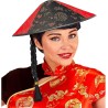Widmann - Cappello da Cinese con Treccia, in raso, taglia unica, 2595C