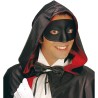 Widmann - Maschera Domino Masquerade Nero, 6403W